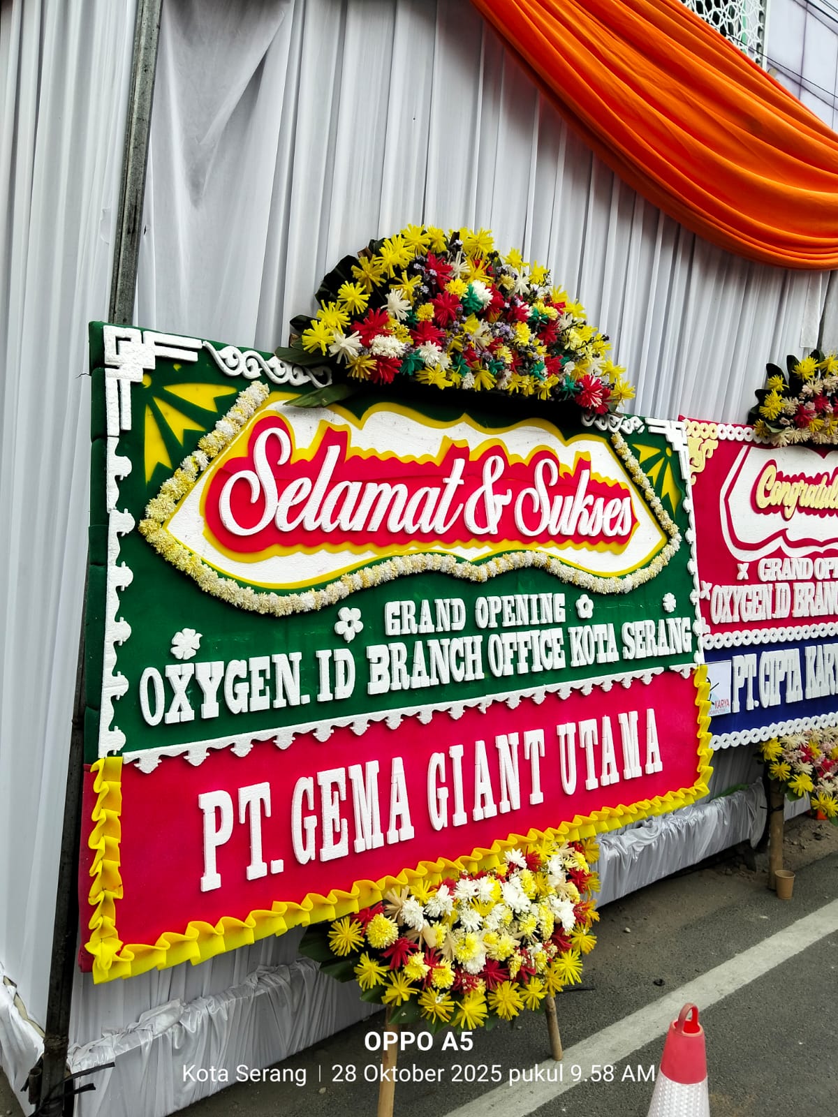 Papan Peresmian Kemitraan Serang